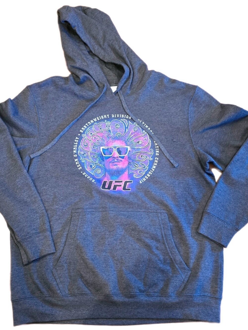 Official UFC Sugar Sean O'Malley Suga Hair Pullover Hoodie Mens Large L MMA‎